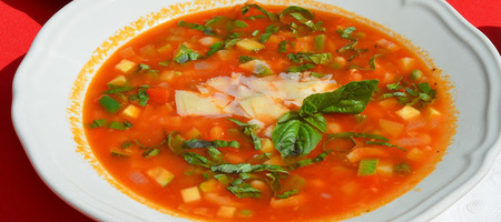 Итальянский овощной суп.