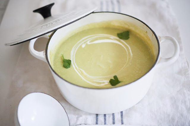 Сливочный суп с фенхелем и сельдереем