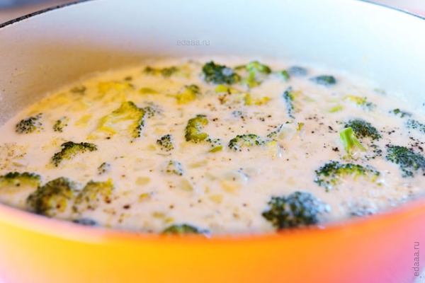 Сырный суп рецепт с брокколи