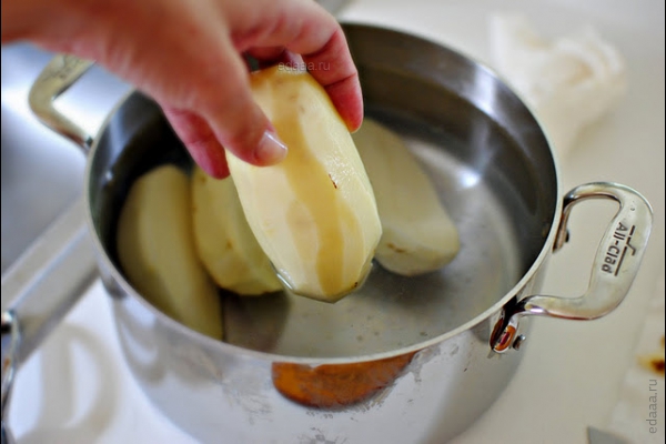 Картофель с беконом 