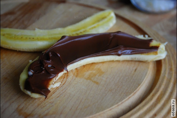 Бананы с  Nutella