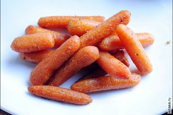 Застекленная морковь