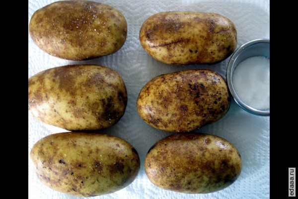 Фаршированный запеченный картофель
