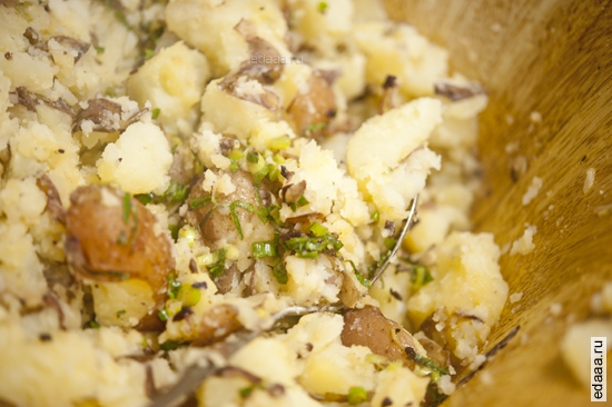 Картофельный салат с яблочным сидром