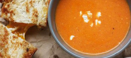 Нежный помидорно-сливочный суп-пюре